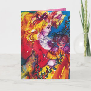 CARTES POUR FÊTES ANNUELLES JOLIE DOLL