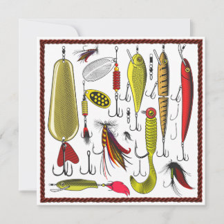 Cartes Pour Fêtes Annuelles Jolie Fête des pères de pêche