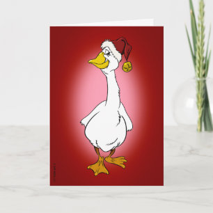 Cartes Pour Fêtes Annuelles Jolie Oie de Noël