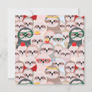 Cartes Pour Fêtes Annuelles Jolies fentes