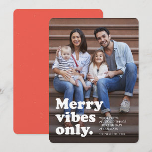 Cartes Pour Fêtes Annuelles Jolies vitrines uniquement une photo verticale amu