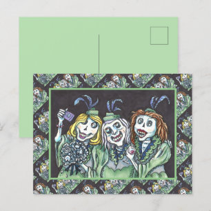 CARTES POUR FÊTES ANNUELLES JOLIMENT DÉPLAISANT ZOMBIE BRIDESMAIDS PRENDRE UN 