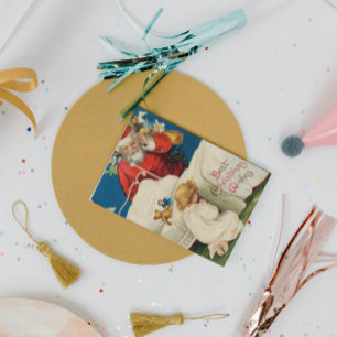 Cartes Pour Fêtes Annuelles Jouets Père Noël à thème ancien Boy Noël