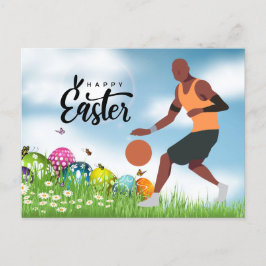 Cartes Pour Fêtes Annuelles Joueur de basket-ball Joyeux vacances de Pâques
