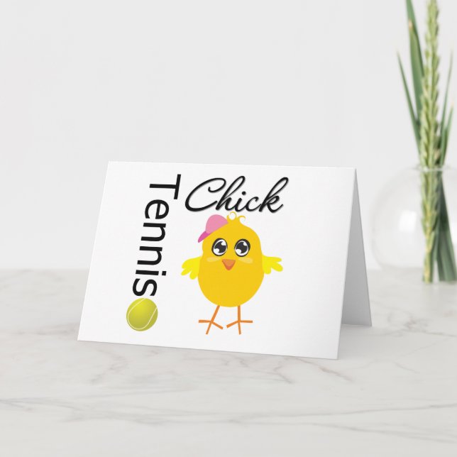 Cartes Pour Fêtes Annuelles Joueur de tennis (Devant)