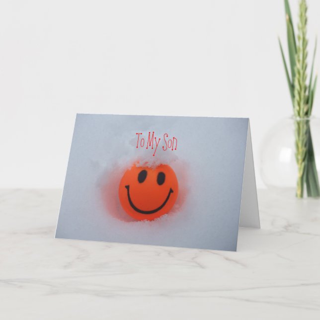 Cartes Pour Fêtes Annuelles Jour de Face (Devant)