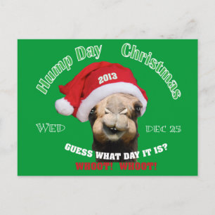 Cartes Pour Fêtes Annuelles Jour de la Humpe Noël