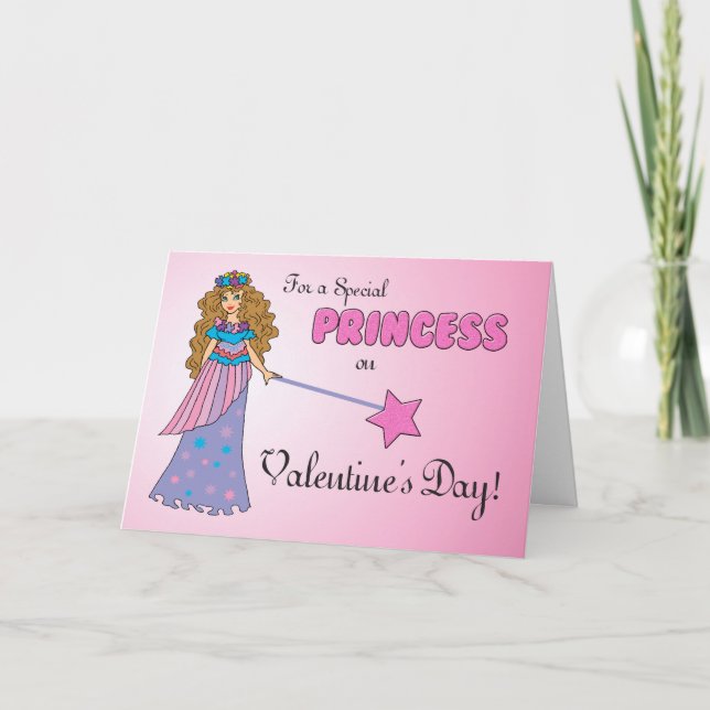 Cartes Pour Fêtes Annuelles Jour de la Princesse Valentine (Devant)