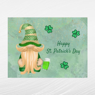 Cartes Pour Fêtes Annuelles Jour de la Saint Patrick de la bière Shamrock vert
