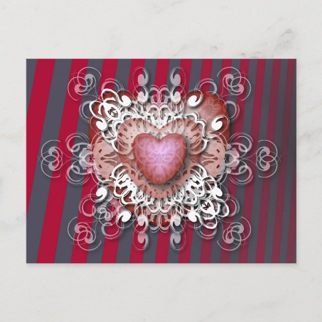 Cartes Pour Fêtes Annuelles Jour de la Saint Valentin (Devant)