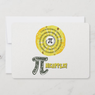 Cartes Pour Fêtes Annuelles Jour de l'PI amusant 2023 Anniversaire du jour des
