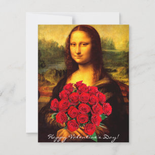 Cartes Pour Fêtes Annuelles Jour de Mona Lisa