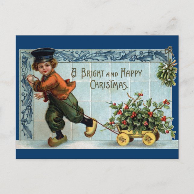 Cartes Pour Fêtes Annuelles Jour de Noël (Devant)