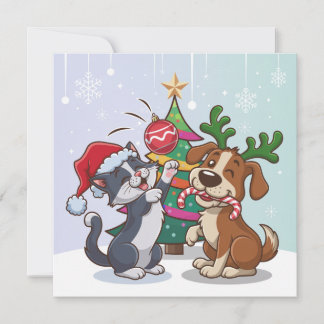 Cartes Pour Fêtes Annuelles Jour de Noël