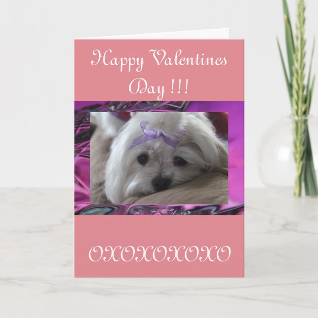 Cartes Pour Fêtes Annuelles Jour de Valentines heureux (Devant)