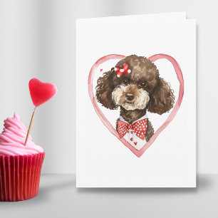 Cartes Pour Fêtes Annuelles Jour des canicules de mignonne Valentines Chien Ma