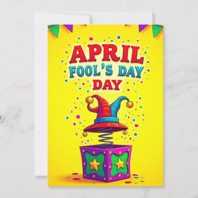 Cartes Pour Fêtes Annuelles Jour des Fools d'avril (Devant)