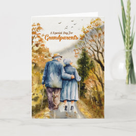 Cartes Pour Fêtes Annuelles Jour des grands-parents du sentier forestier des c