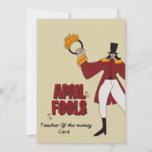 Cartes Pour Fêtes Annuelles Jour des poissons d'avril Je suis devenu enseignan