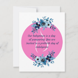 Cartes Pour Fêtes Annuelles Jour des Spas de la lune de bébé