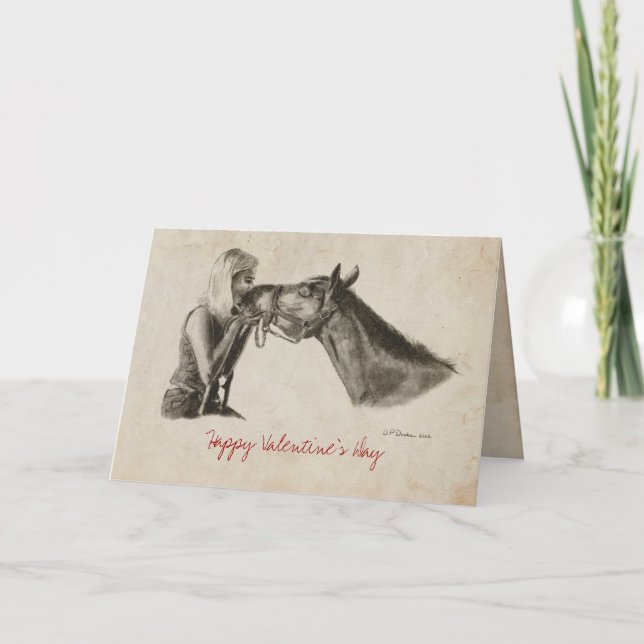 Cartes Pour Fêtes Annuelles Jour des Valentines (Devant)