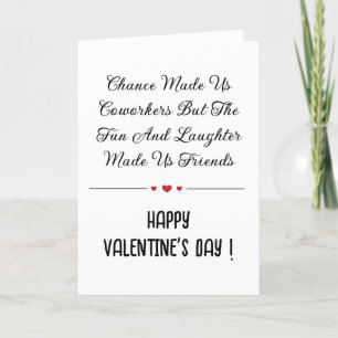 Cartes Pour Fêtes Annuelles Jour des valentines de collaborateur d'entreprise 