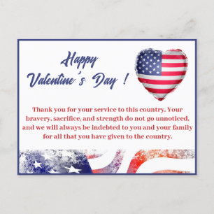 Cartes Pour Fêtes Annuelles Jour des Valentines de l'Armée de soldat militaire