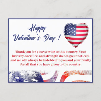 Cartes Pour Fêtes Annuelles Jour des Valentines de l'Armée de soldat militaire