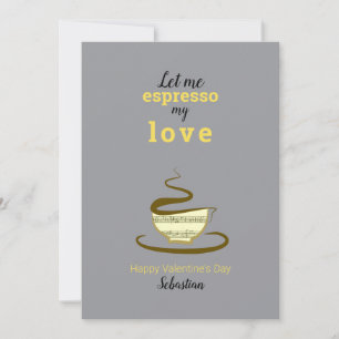 Cartes Pour Fêtes Annuelles Jour des Valentines du Café