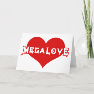 Cartes Pour Fêtes Annuelles Jour des Valentines Mégaloves Metal
