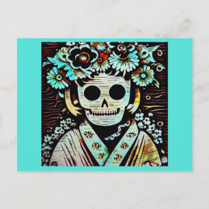 Cartes Pour Fêtes Annuelles Jour du crâne de sucre mort 4