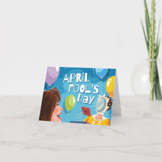Cartes Pour Fêtes Annuelles Jour du fou d'avril