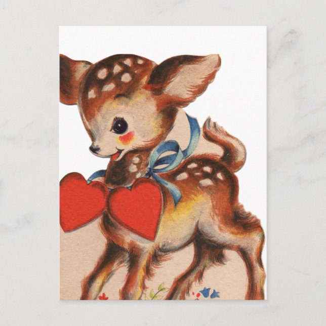 Cartes Pour Fêtes Annuelles Jour férié de la Saint Valentin vintage (Devant)