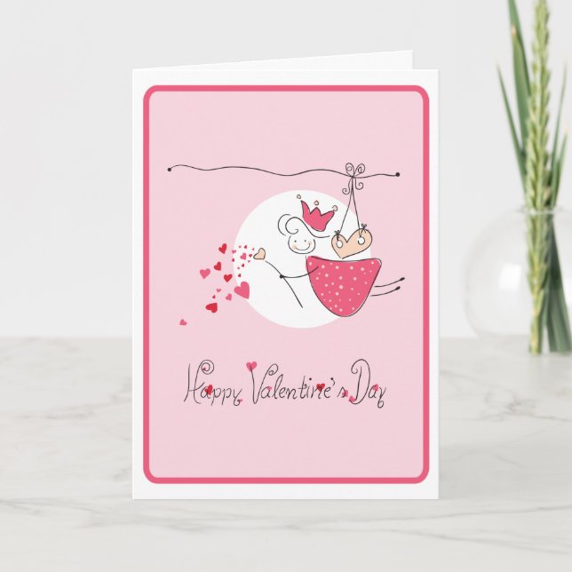 Cartes Pour Fêtes Annuelles Jour heureux du ` s de Valentine (Devant)