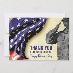 Cartes Pour Fêtes Annuelles JOURNÉE DES VÉTÉRANS patriotiques