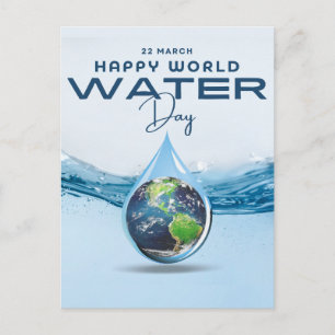 Cartes Pour Fêtes Annuelles Journée mondiale de l'eau