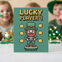 Jours de la Saint-Patrick Joueur Gamer Chanceux