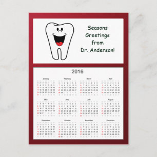 Cartes Pour Fêtes Annuelles Jours fériés de dentiste 2016