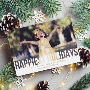 Cartes Pour Fêtes Annuelles Jours fériés heureux Noël Salutation