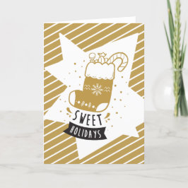 Cartes Pour Fêtes Annuelles Jours fériés Noël Stocker bande géométrique