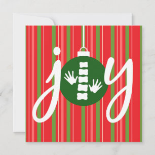 Cartes Pour Fêtes Annuelles JOY Chiropractic Flat Holiday Christmas Cards