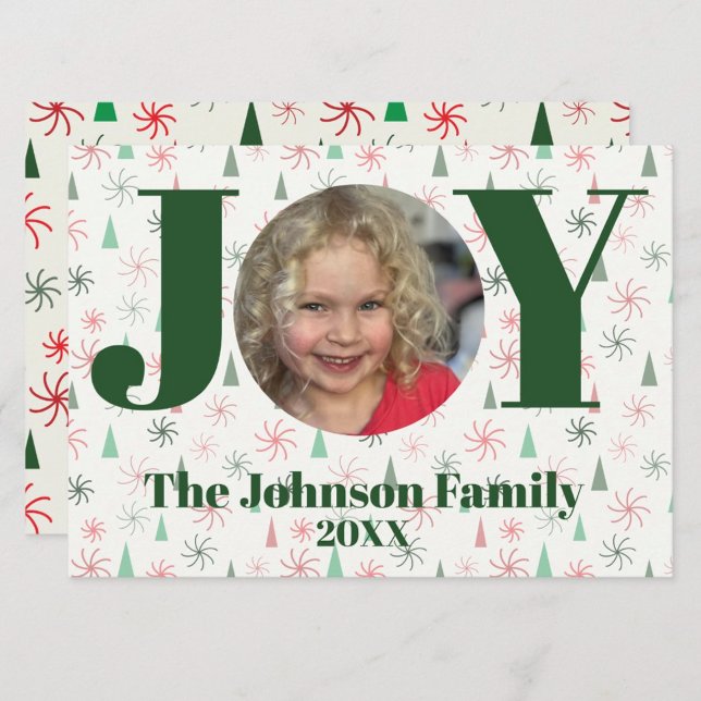 Cartes Pour Fêtes Annuelles Joy Photo (Créateur téléchargé)