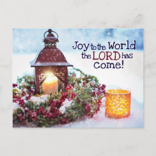 Cartes Pour Fêtes Annuelles Joy to the World, Carol de Noël