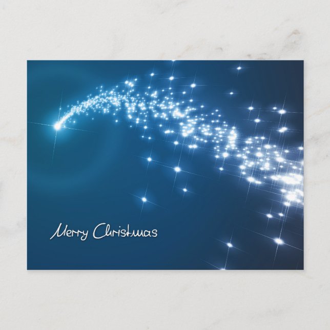 Cartes Pour Fêtes Annuelles Joyeuse étoile de tournage de Noël (Devant)