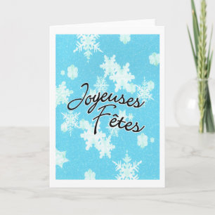 Cartes Pour Fêtes Annuelles Joyeuse fait la fête des flocons de neige