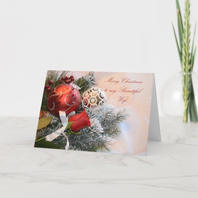 Cartes Pour Fêtes Annuelles Joyeuse femme Noël (Devant)