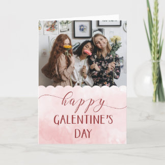 Cartes Pour Fêtes Annuelles Joyeuse fête de Galentine sur mesure avec photo