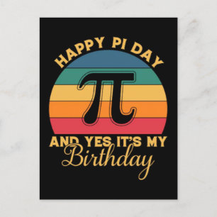 Cartes Pour Fêtes Annuelles Joyeuse Fête de Pi 2026 Célébration des Mathématiq