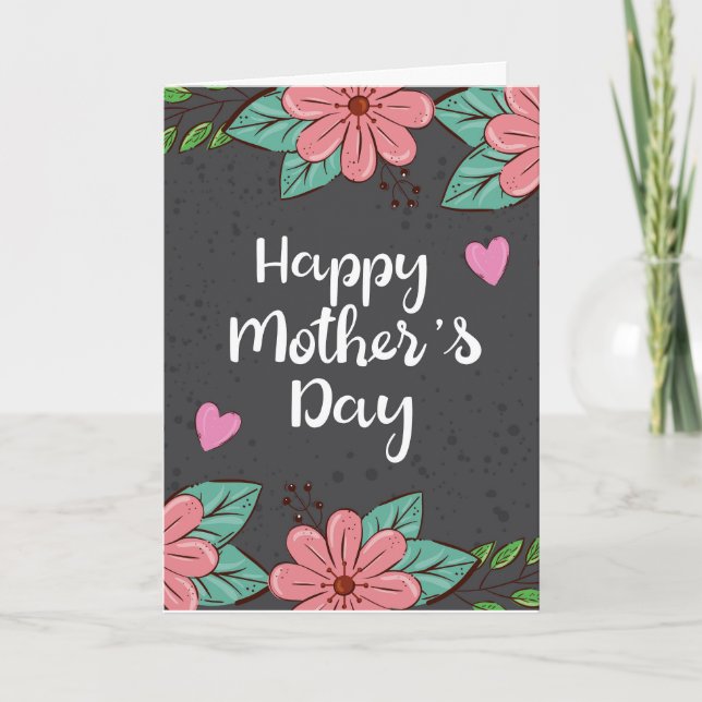 Cartes Pour Fêtes Annuelles Joyeuse fête des Mères (Devant)