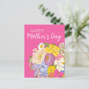 Cartes Pour Fêtes Annuelles Joyeuse Fête des mères florales